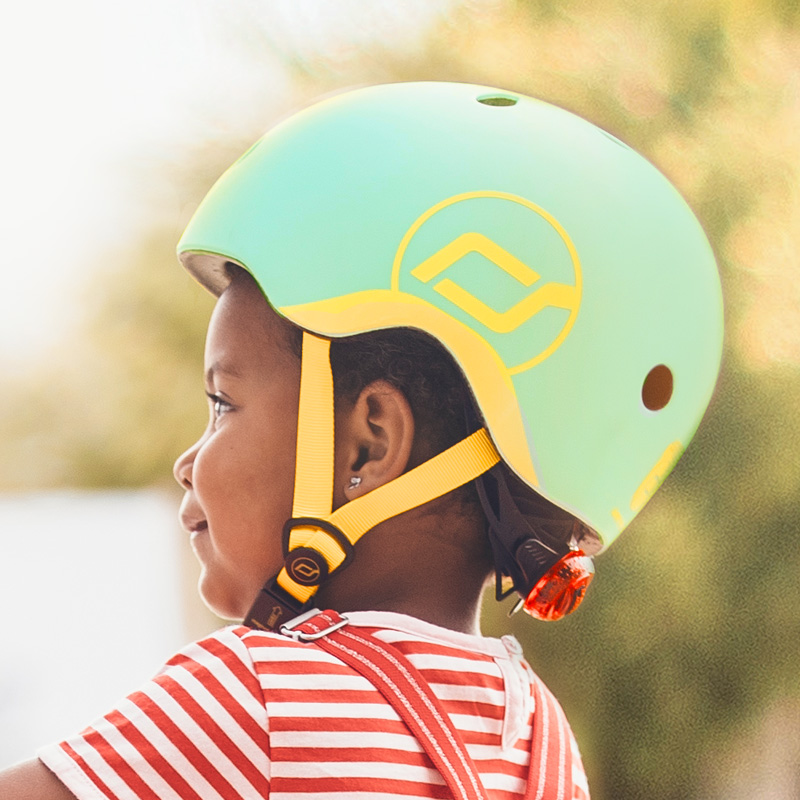 스쿳앤라이드 유아 어린이 킥보드 자전거 헬멧 (키위 S)
